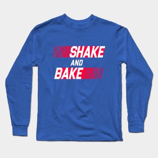 Shake and Bake - Blue Long Sleeve T-Shirt